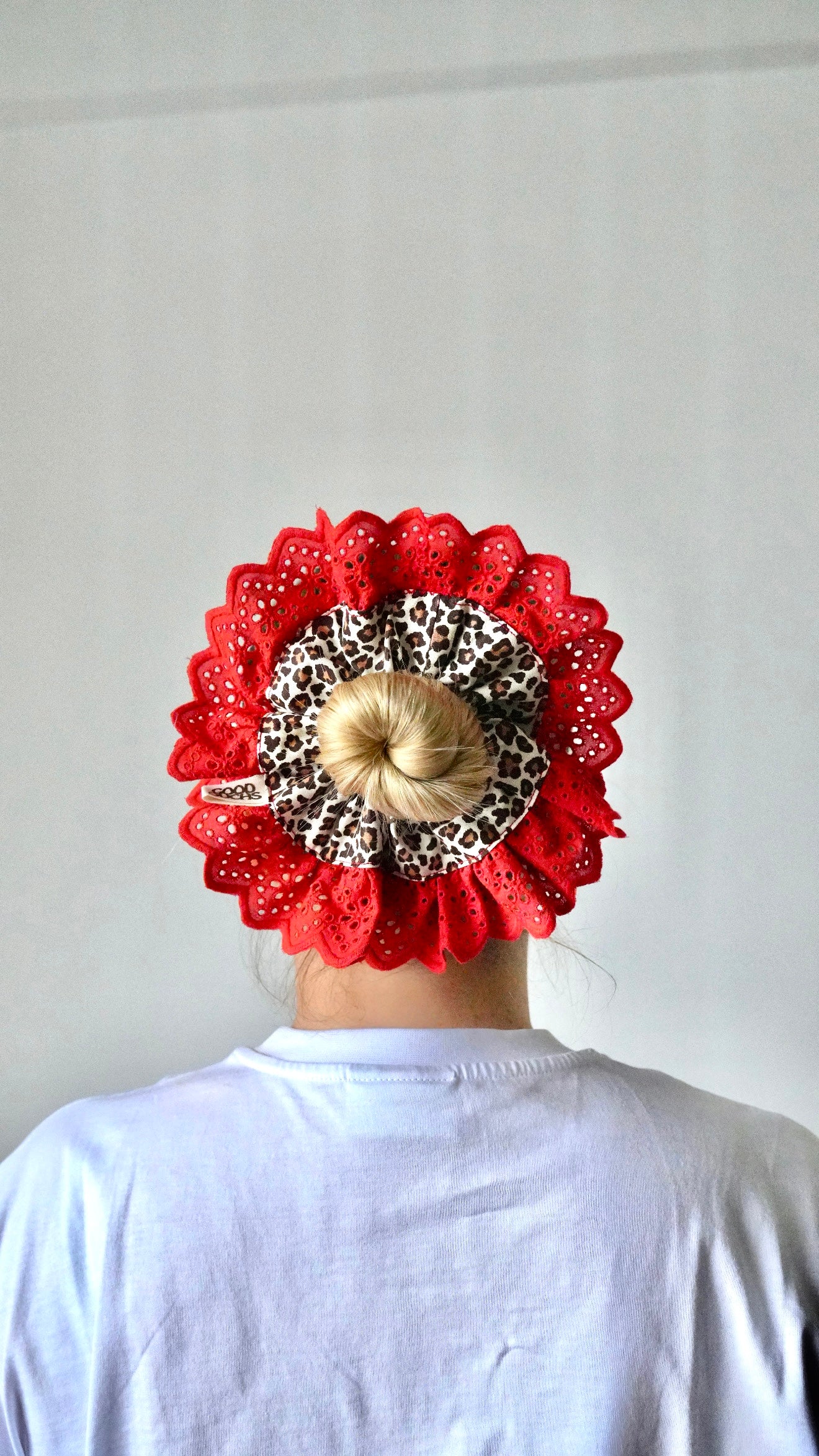 Oversize Leopard Frida - Red