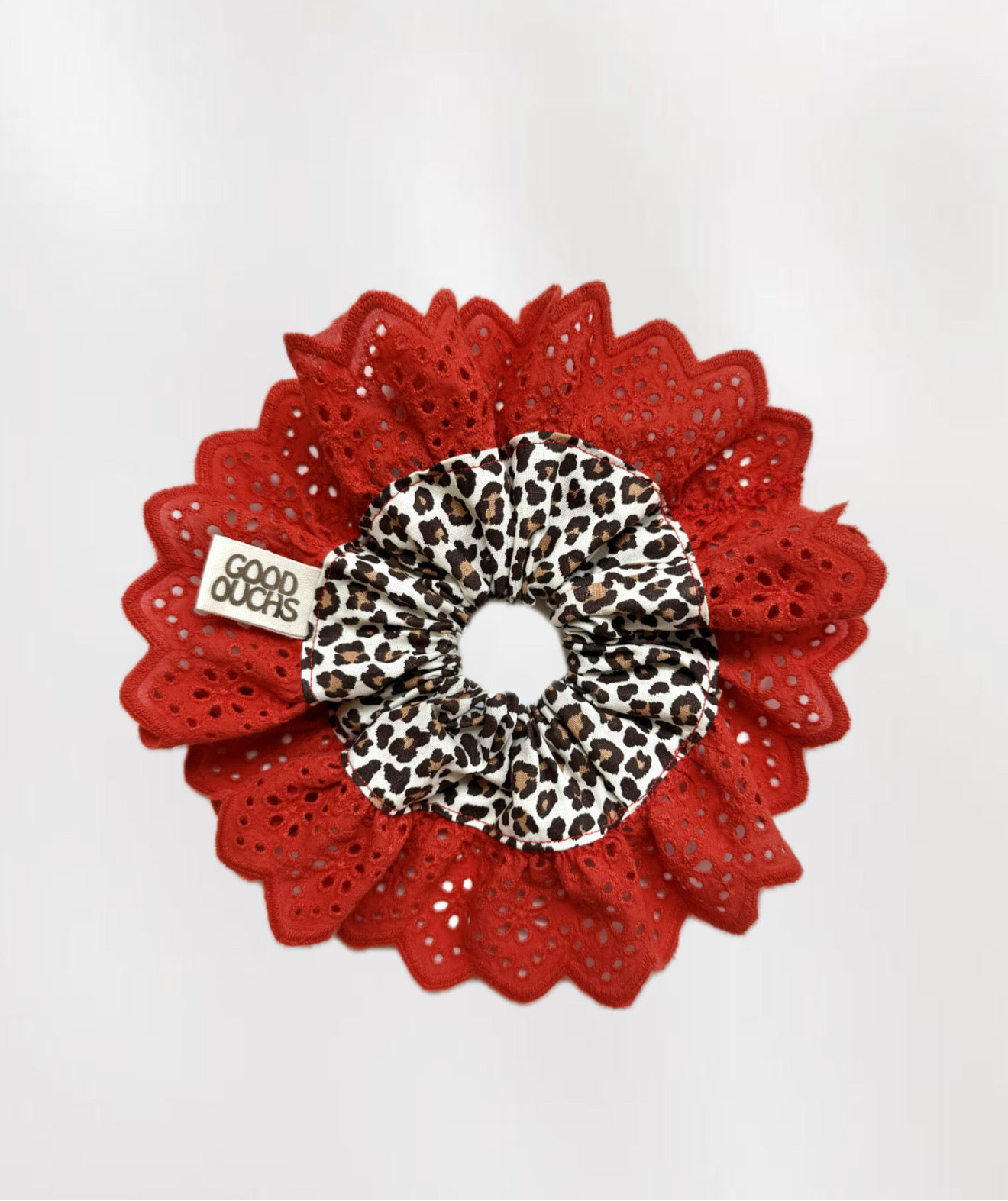 Oversize Leopard Frida - Red