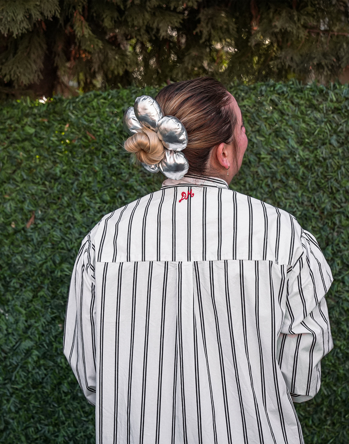 Flower Puff - Silver