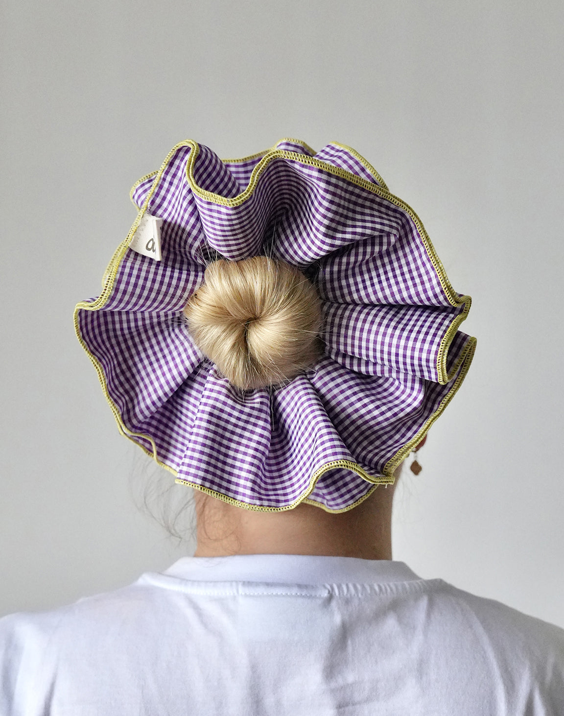 QUEEN WİLDER SCRUNCHİE: PURPLE / YELLOW