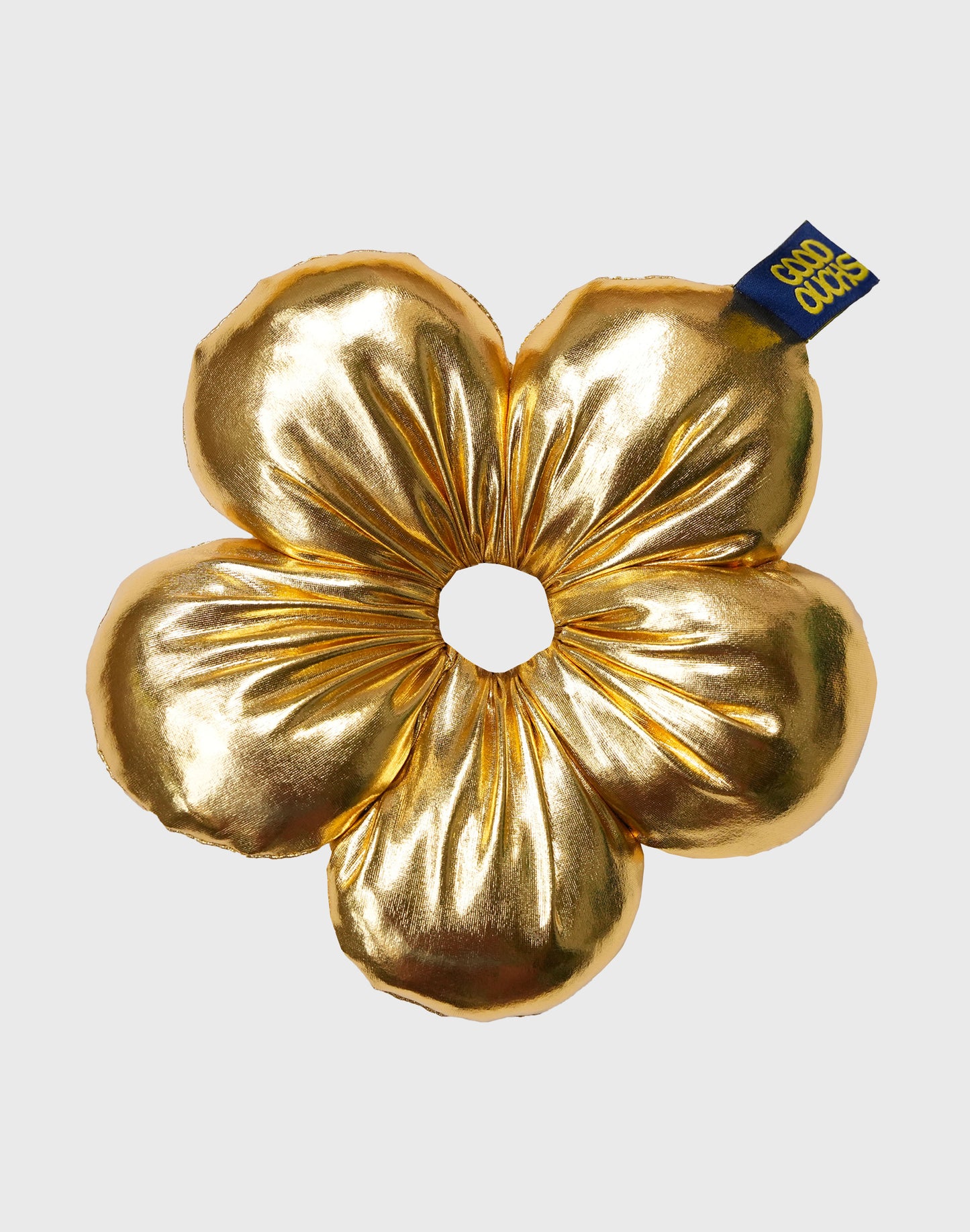 Flower Puff - Metalic Gold