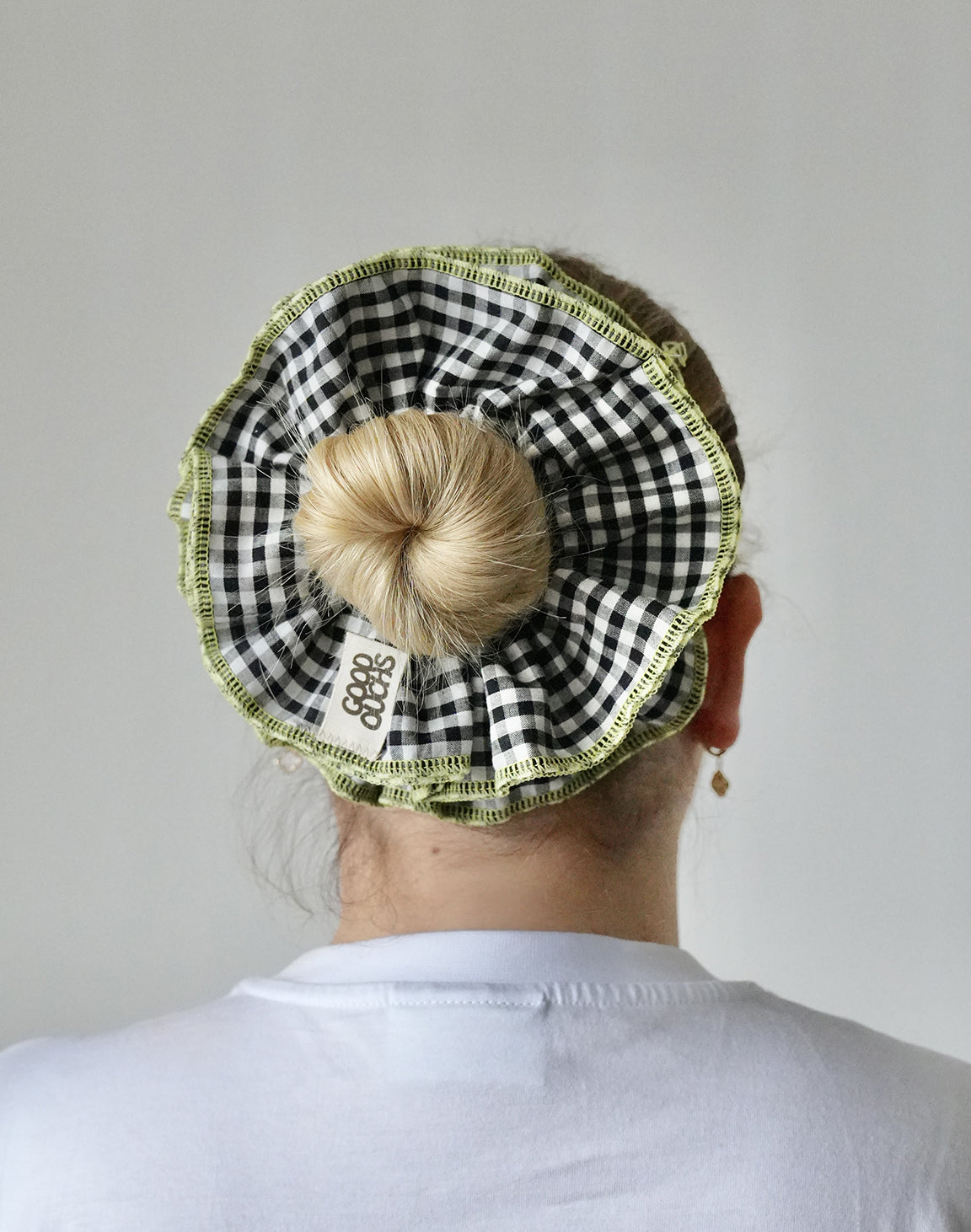 MINI Wilder Scrunchie - BLACK & GREEN