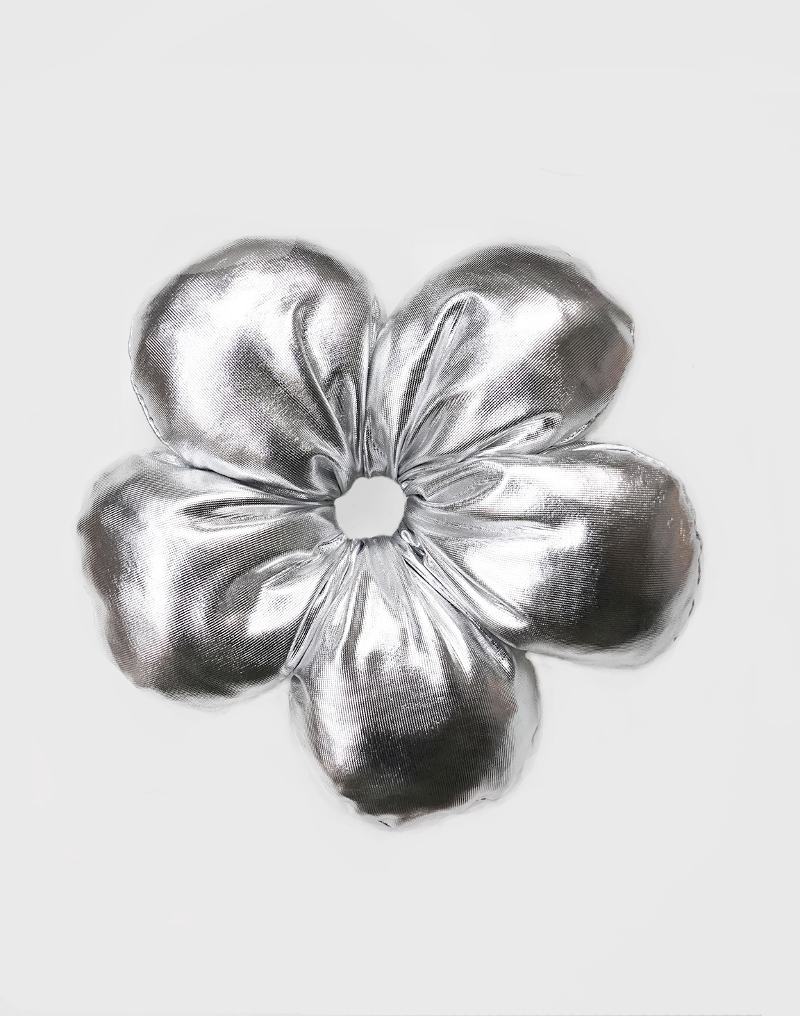 Flower Puff - Silver