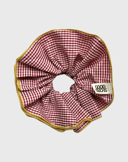 QUEEN WİLDER SCRUNCHİE: RED & YELLOW