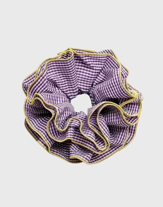 QUEEN WİLDER SCRUNCHİE: PURPLE / YELLOW