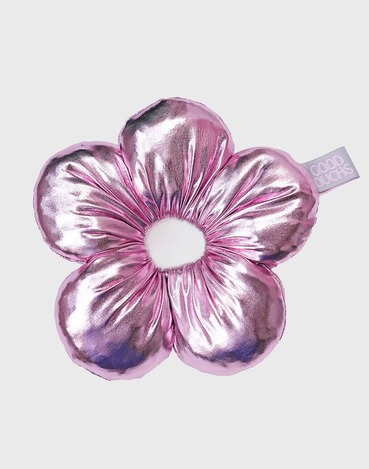 Flower Puff - Metalic Pink