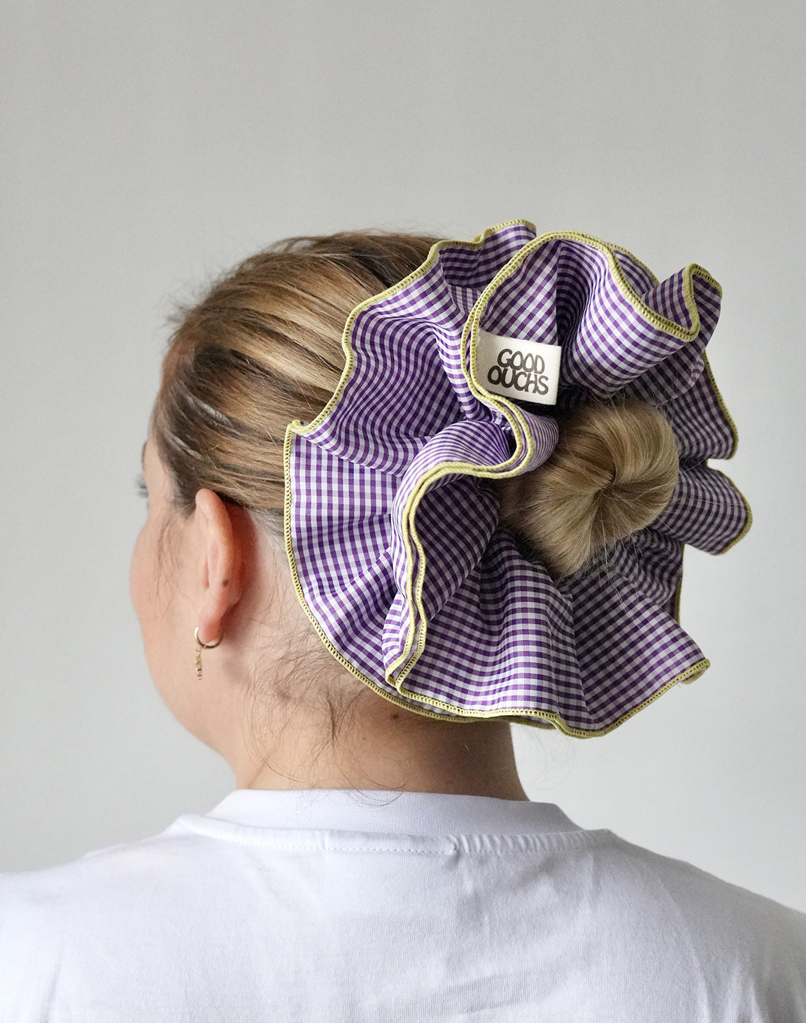 QUEEN WİLDER SCRUNCHİE: PURPLE / YELLOW