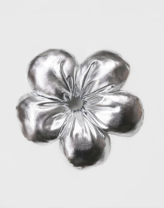 Flower Puff - Silver