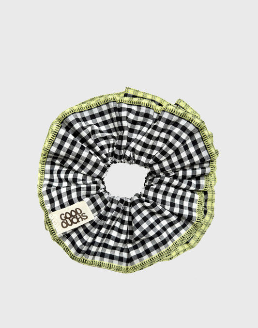 MINI Wilder Scrunchie - BLACK & GREEN